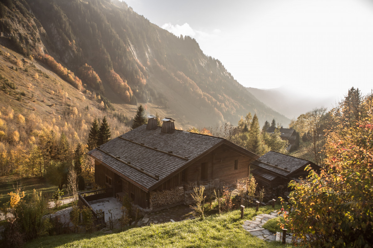Chalet 1864 en été