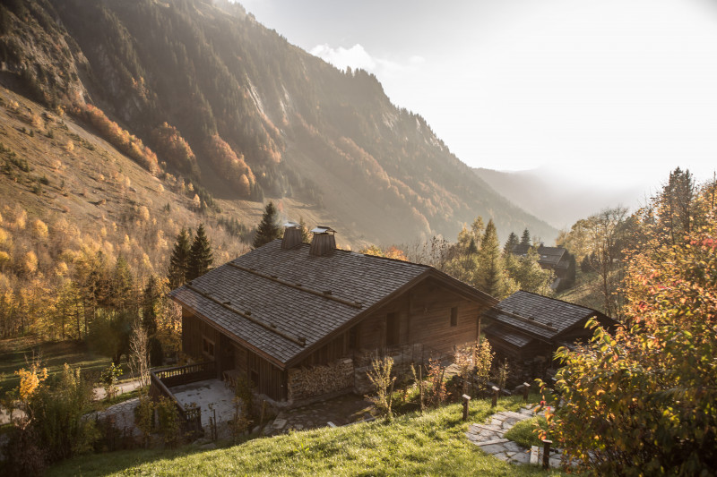 Chalet 1864 en été