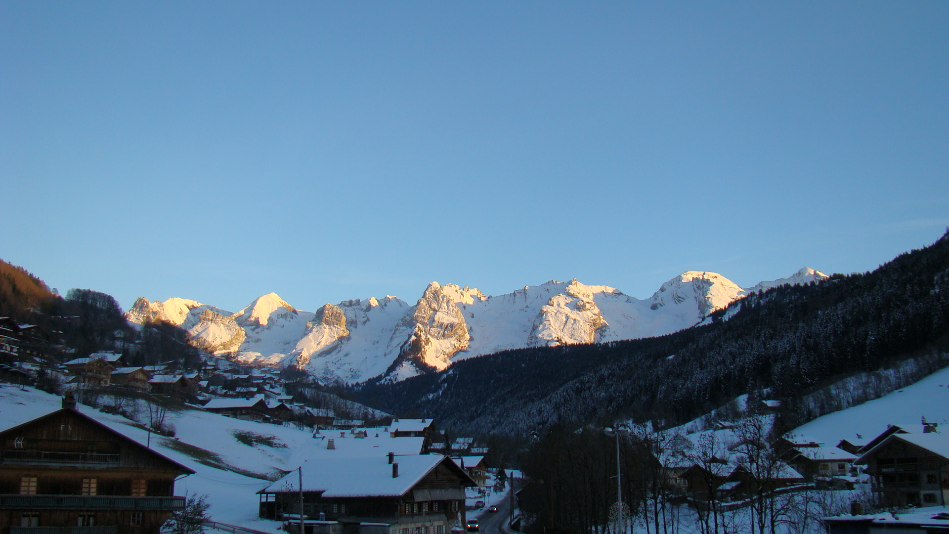vue chaine des Aravis