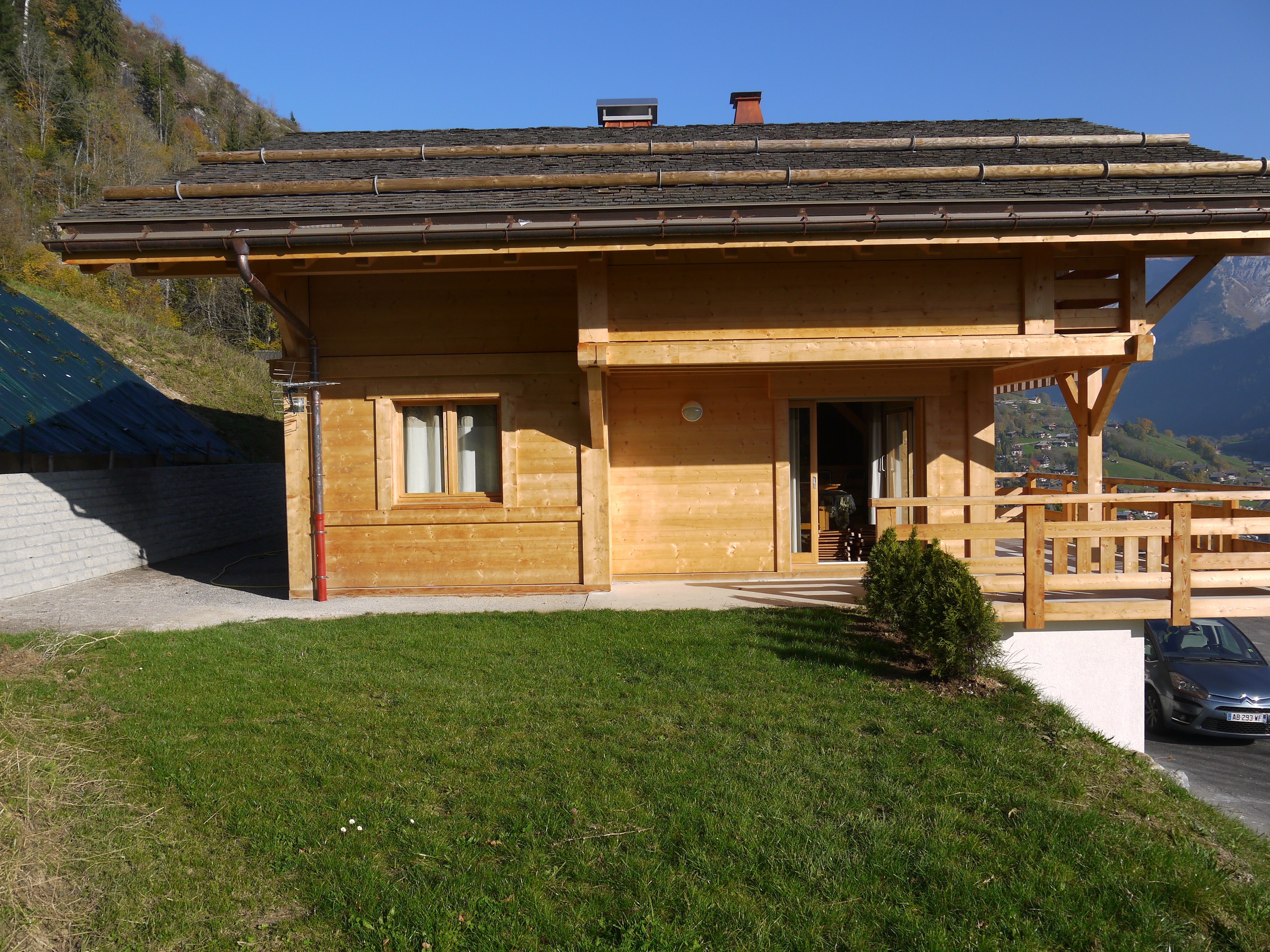 Extérieur chalet été/Outside summer chalet-Chalet Panorama-le Grand-Bornand
