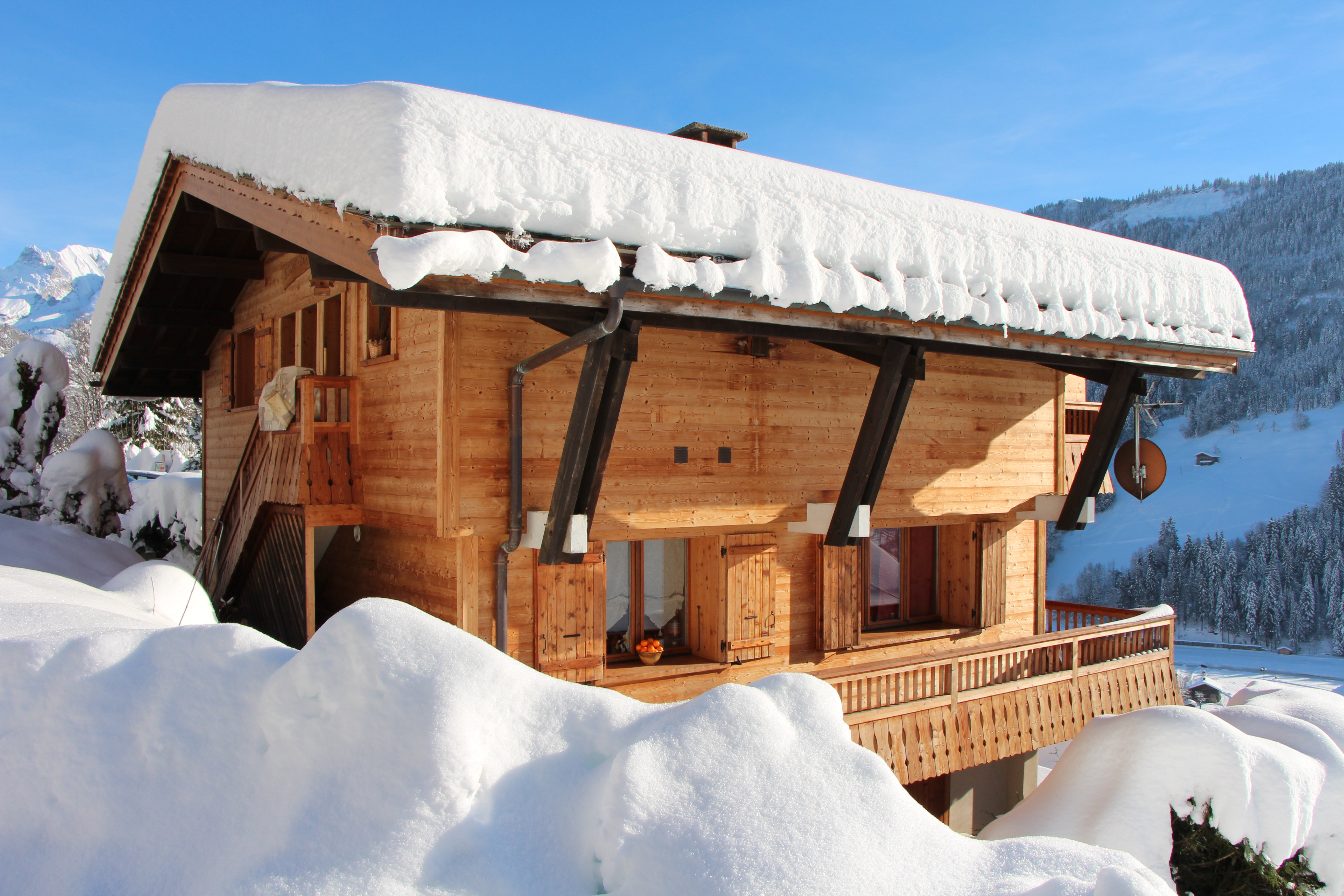 Extérieur chalet hiver-Etche Ona n°2-Le Grand-Bornand