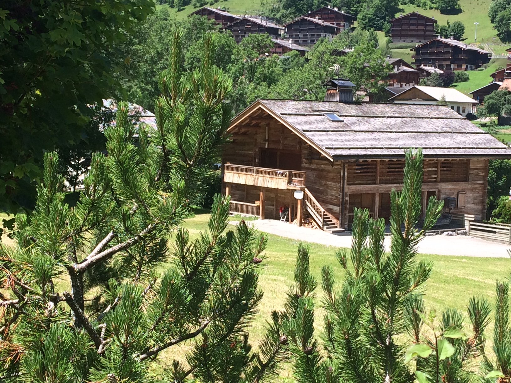chalet l'été