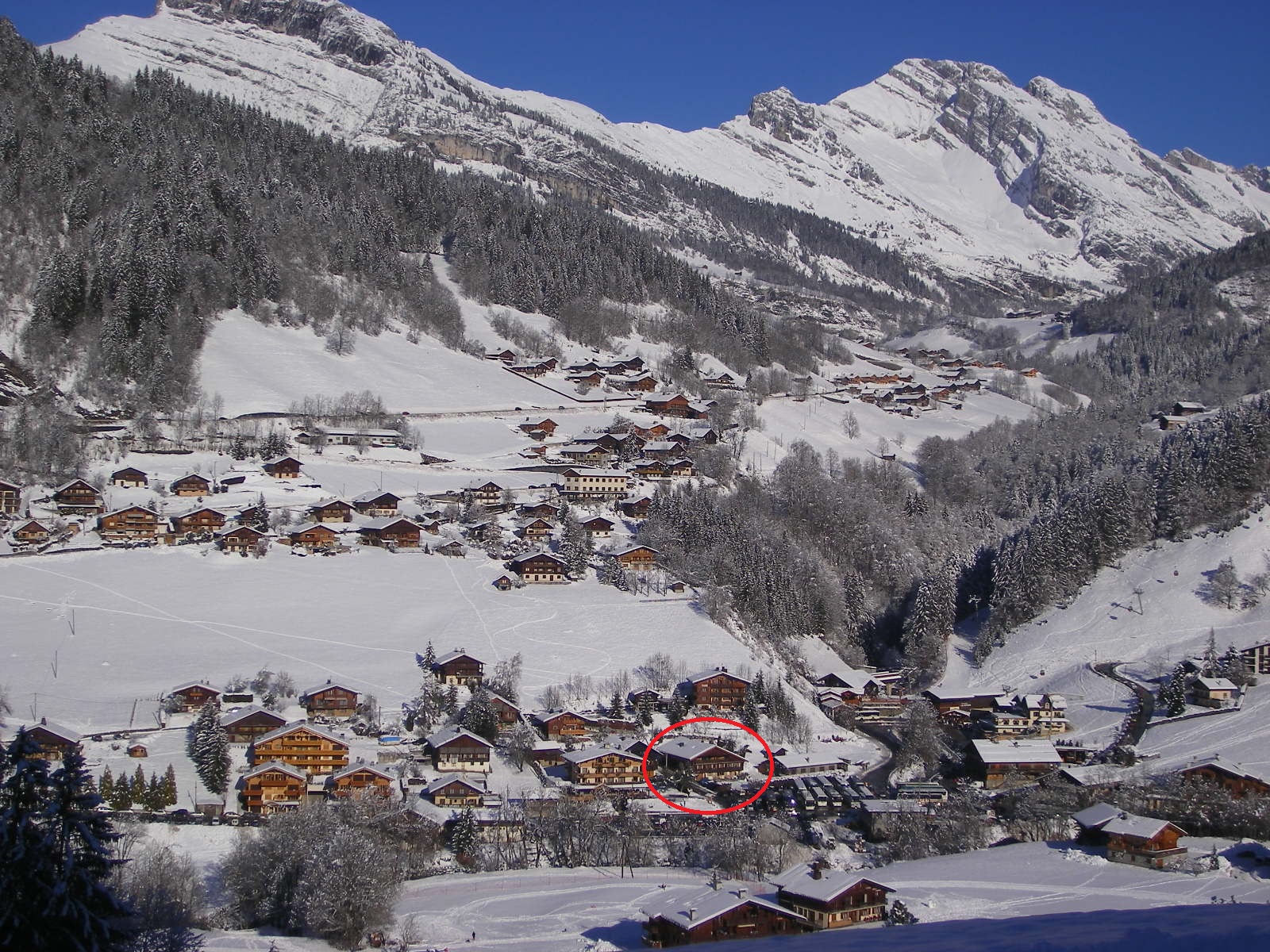 Situation du chalet