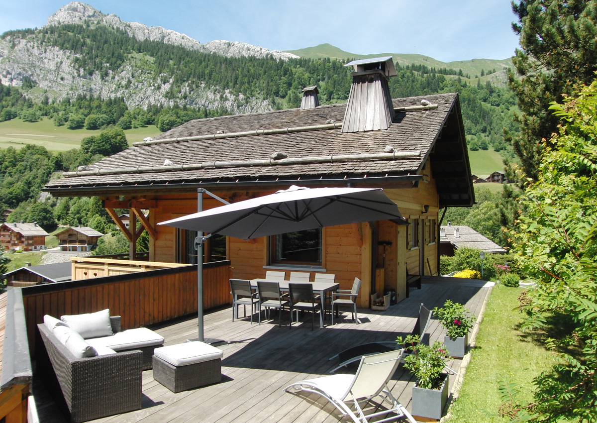 Terrasse été/ Terrace during summer - Chatillon n°5 - Le Grand-Bornand