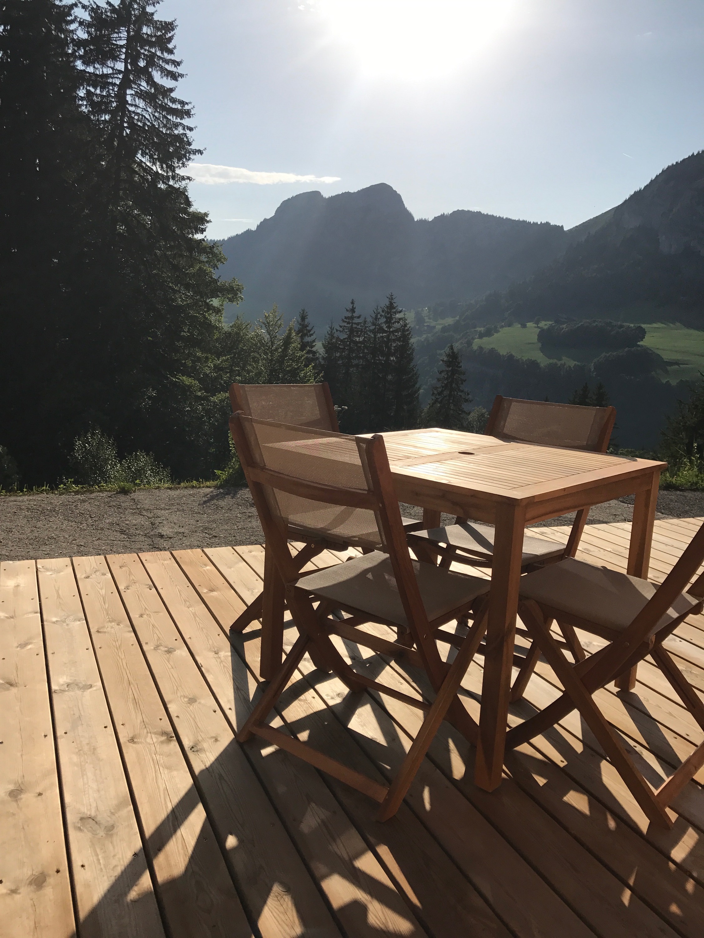 Vue terrasse/ Terrace view - Sonnerat - Le Grand-Bornand