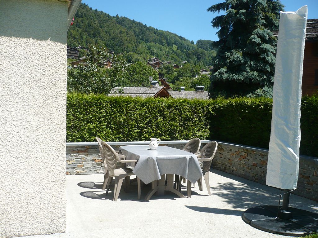 Terrasse/ Terrace -Chez Hudry Laurent - Le Grand-Bornand