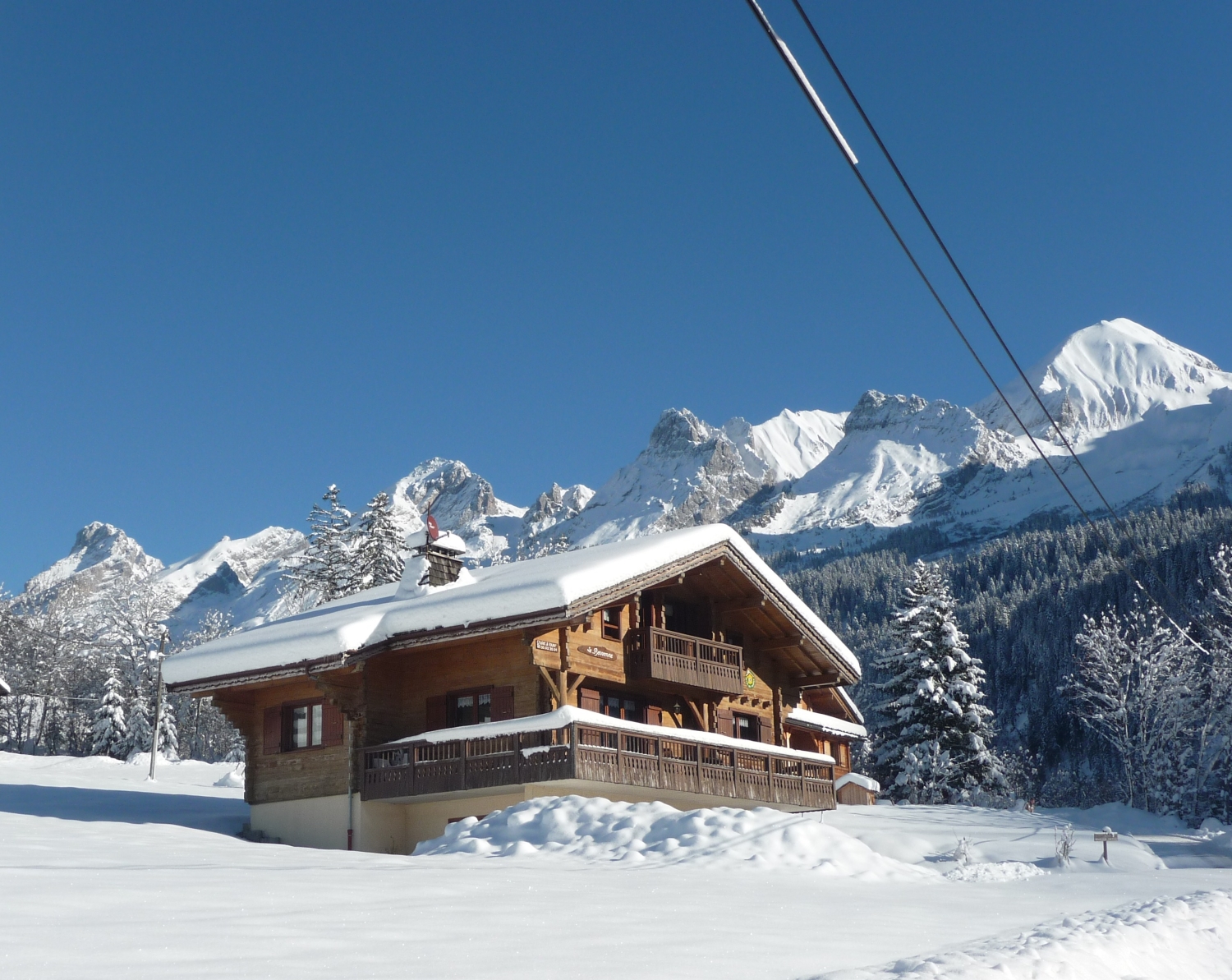 chalet hiver