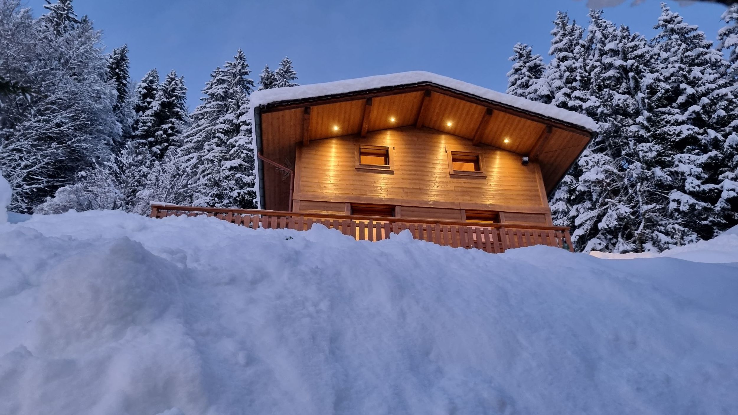 chalet hiver
