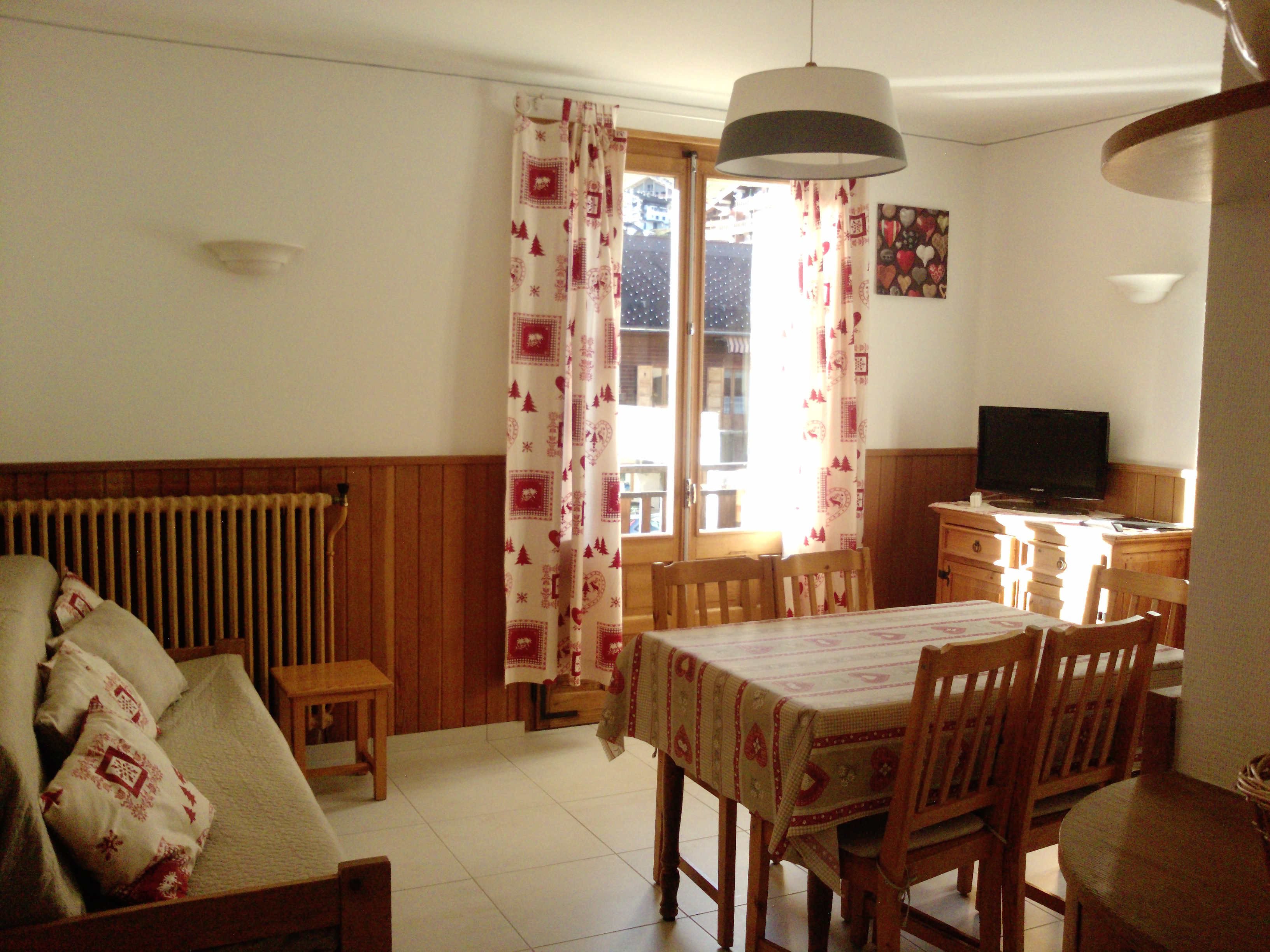 location la roseraie 3 pièces + cabine 5 personnes le grand bornand village