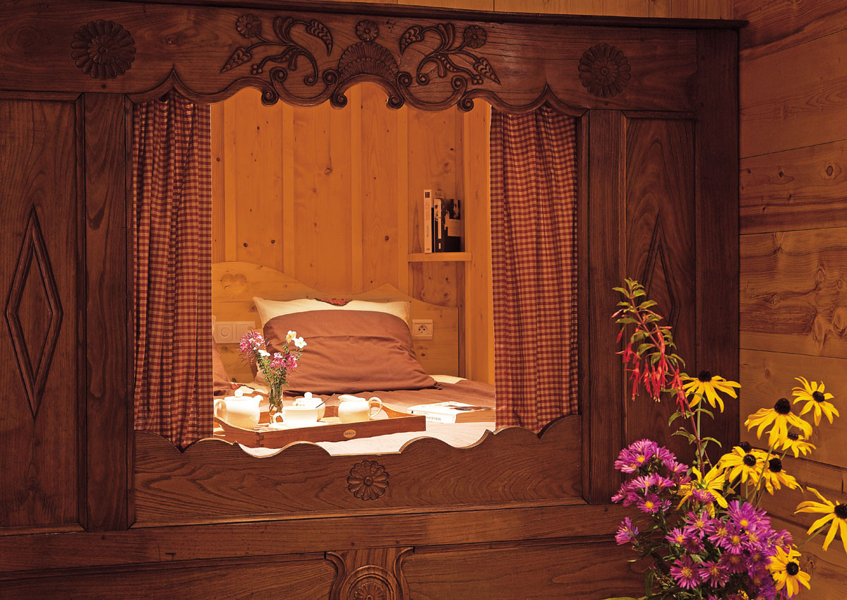 Chambre avec lit double/Bedroom with a double bed-Cortina n°2-Le Grand-Bornand