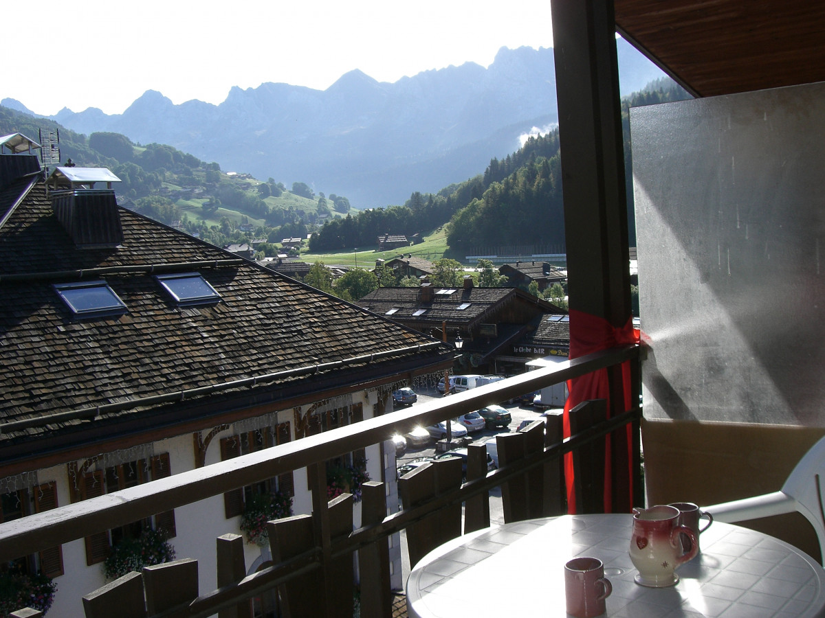 Balcon et vue Aravis / Balcony and view Aravis - Forclaz C - Le Grand-Bornand