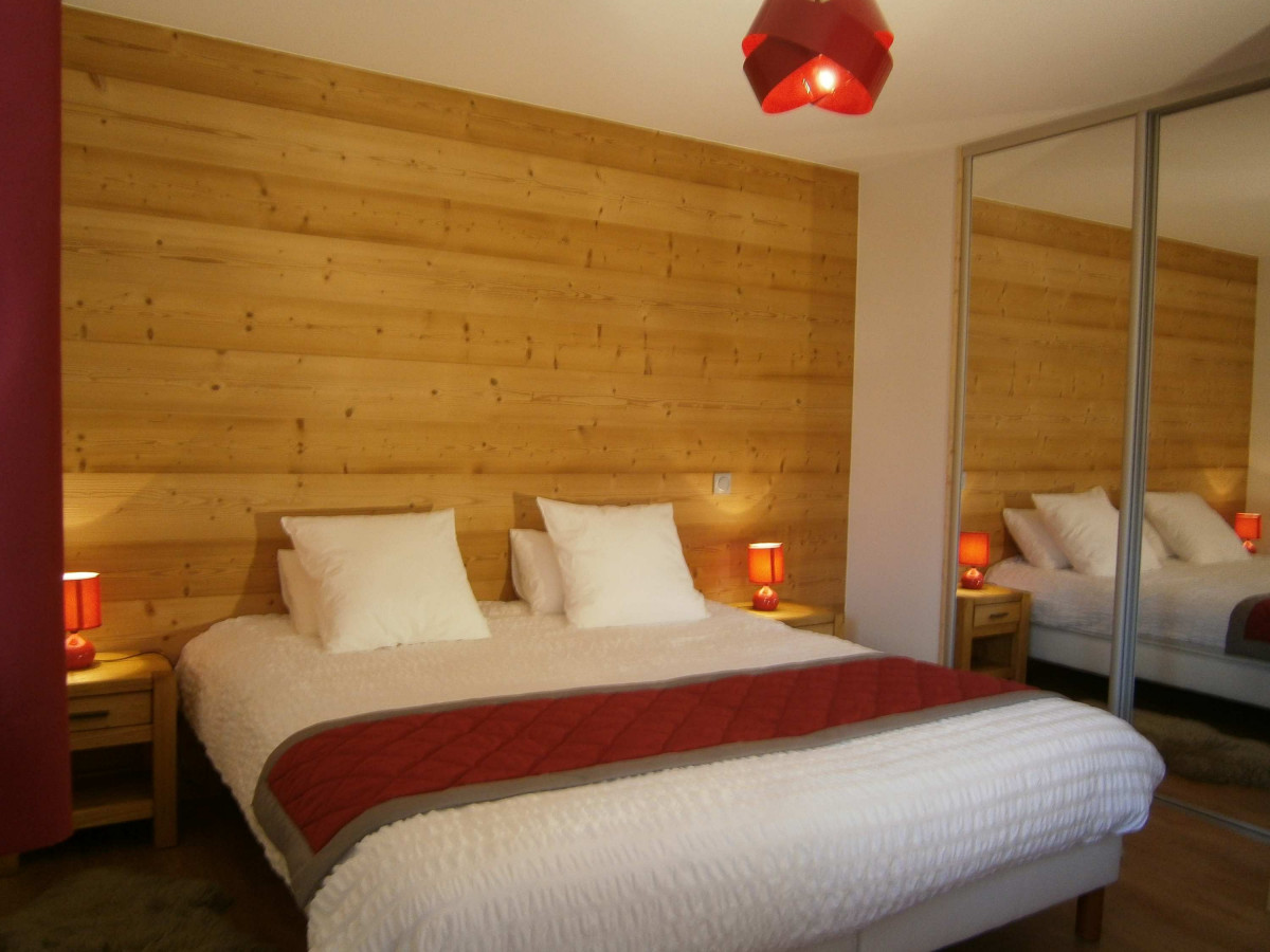 Chambre lit double/Bedroom - Boiseraie n°2 - Le Grand-Bornand