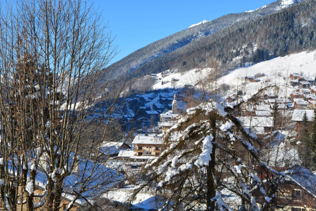 Vue depuis l'appartement hiver/View from the apartment winter-Dodes-Le Grand-Bornand Vue depuis l'appartement hiver/View from the apartment winter-Dodes-Le Grand-Bornand