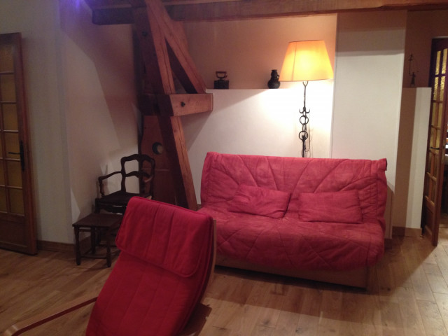 Séjour avec canapé/Living room with a sofa-Chez Mme Jaillet-Le Grand-Bornand Séjour avec canapé/Living room with a sofa-Chez Mme Jaillet-Le Grand-Bornand
