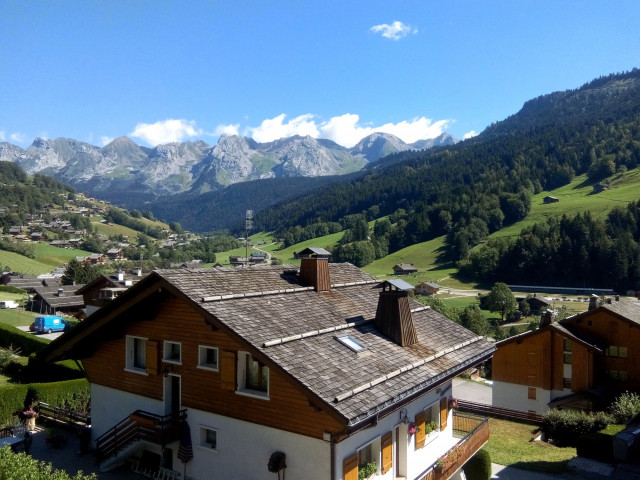 Vue depuis le chalet été/View from the chalet summer-Chalet Pollet-Le Grand-Bornand Vue depuis le chalet été/View from the chalet summer-Chalet Pollet-Le Grand-Bornand