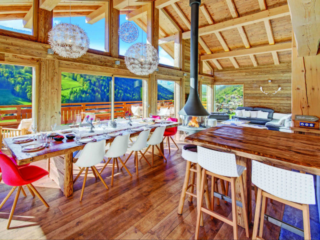 Salle à manger/Dining room-Chalet Altaï-Le Grand-Bornand Salle à manger/Dining room-Chalet Altaï-Le Grand-Bornand