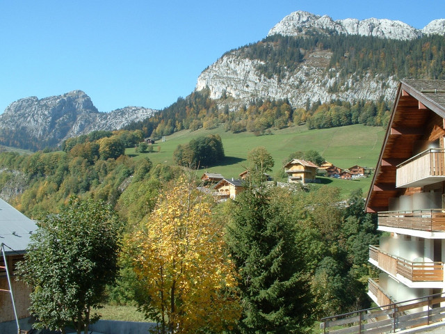 -Dryade-Le Grand-BornandVue depuis appartement été/View from the appartment summer -Dryade-Le Grand-BornandVue depuis appartement été/View from the appartment summer