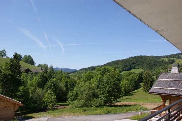 Vue du balcon été/ Summer view of the balcony - Touvière n°7 - Le Grand-Bornand