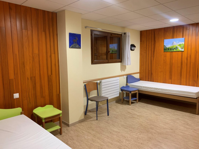 Chambre Floria chalet collectif hermitage village le grand bornand