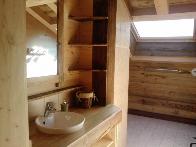 salle de bain chalet de mano 7 pieces 15 personnes au village grand bornand